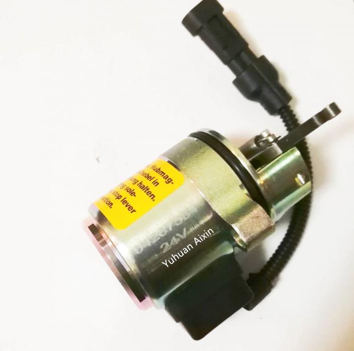 Deutz Excavator Actuator 04287584 Stop Solenoid DC24V Fuel Shutdown Solenoid