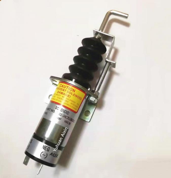 Fuel Shut Off Solenoid 1502-24C7U2B2S1  for Lister Petter Engine 24V