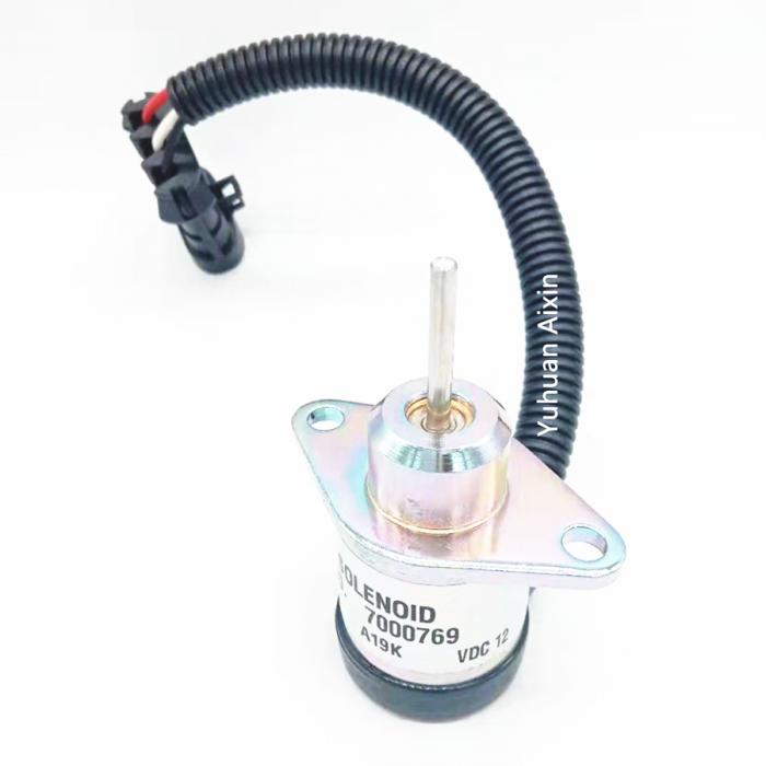 Diesel engine parts Stop Solenoid 7000769 for Bobcat Excavator